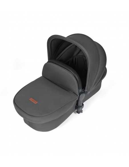 Ickle Bubba Stomp Luxe Silver Frame 2in1 Travel System-Charcoal Grey/Black Handle Ickle Bubba