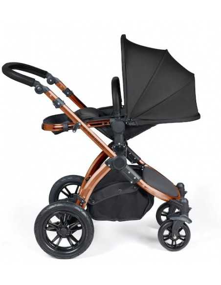 Ickle Bubba Stomp Luxe Bronze Frame 2in1 Travel System-Midnight/Black Handle Ickle Bubba