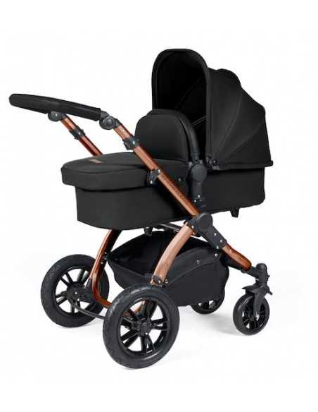 Ickle Bubba Stomp Luxe Bronze Frame 2in1 Travel System-Midnight/Black Handle Ickle Bubba