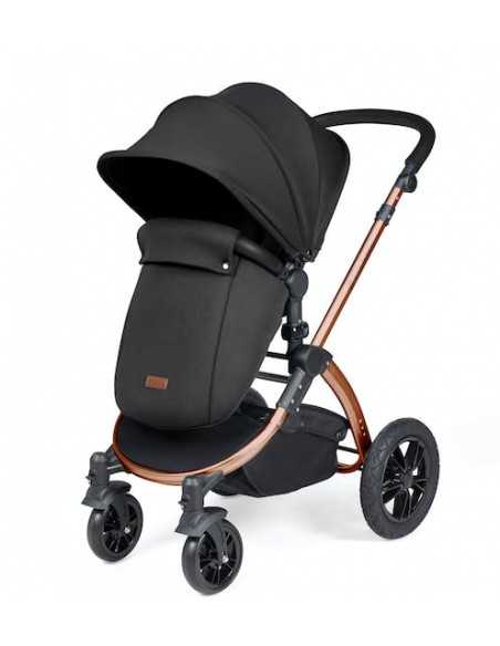 Ickle Bubba Stomp Luxe Bronze Frame 2in1 Travel System-Midnight/Black Handle Ickle Bubba