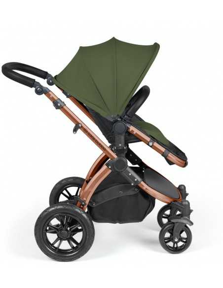 Ickle Bubba Stomp Luxe Bronze Frame 2in1 Travel System-Woodland/Black Handle Ickle Bubba