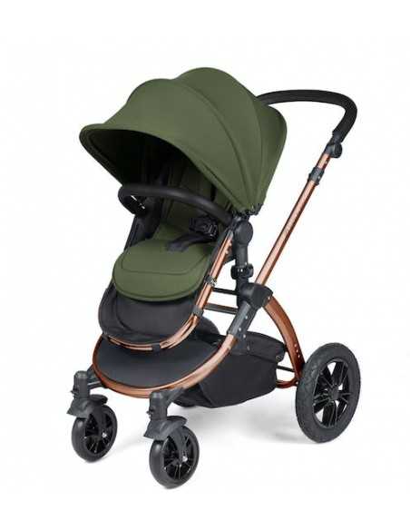 Ickle Bubba Stomp Luxe Bronze Frame 2in1 Travel System-Woodland/Black Handle Ickle Bubba