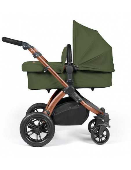 Ickle Bubba Stomp Luxe Bronze Frame 2in1 Travel System-Woodland/Black Handle Ickle Bubba