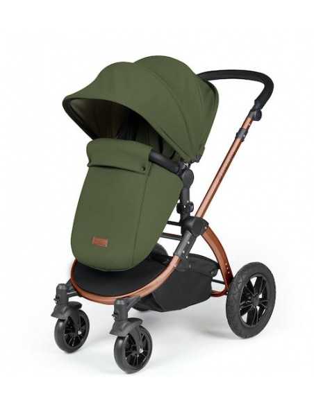 Ickle Bubba Stomp Luxe Bronze Frame 2in1 Travel System-Woodland/Black Handle Ickle Bubba