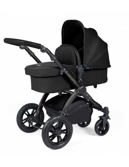 Ickle Bubba Stomp Luxe Black Frame 2in1 Travel System-Midnight/Black Handle Ickle Bubba