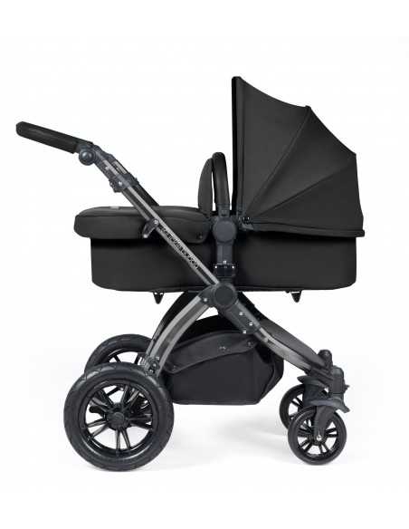 Ickle Bubba Stomp Luxe Black Frame 2in1 Travel System-Midnight/Black Handle Ickle Bubba