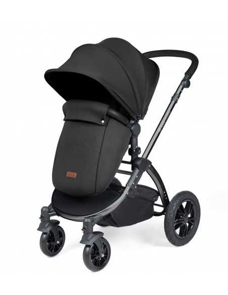 Ickle Bubba Stomp Luxe Black Frame 2in1 Travel System-Midnight/Black Handle Ickle Bubba