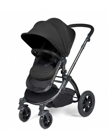 Ickle Bubba Stomp Luxe Black Frame 2in1 Travel System-Midnight/Black Handle Ickle Bubba