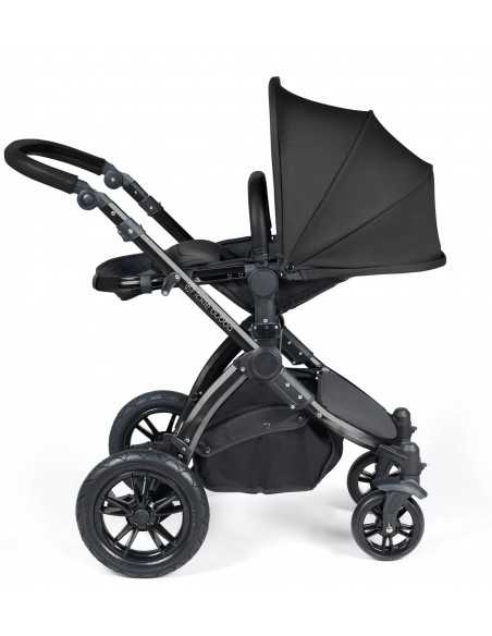 Ickle Bubba Stomp Luxe Black Frame 2in1 Travel System-Midnight/Black Handle Ickle Bubba