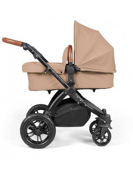 Ickle Bubba Stomp Luxe Black Frame 2in1 Travel System-Dessert/Tan Handle Ickle Bubba