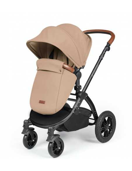 Ickle Bubba Stomp Luxe Black Frame 2in1 Travel System-Dessert/Tan Handle Ickle Bubba