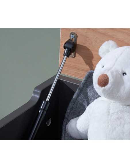 Tutti Bambini Rio Toy Box-Slate Grey/Oak Tutti Bambini