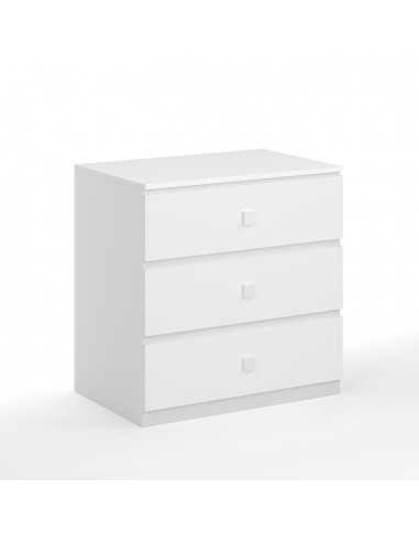 Kidsaw Kids 3 Drawer-White Kidsaw Kids 3 Drawer-White