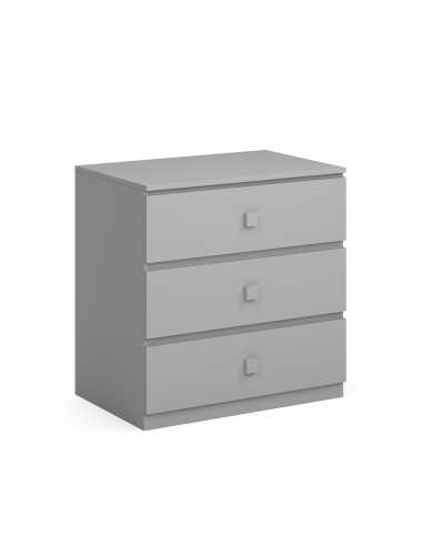Kidsaw Kids 3 Drawer-Grey Kidsaw Kids 3 Drawer-Grey