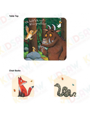 Kidsaw Kids Gruffalo Table & Chairs Kidsaw Kids Gruffalo Table & Chairs
