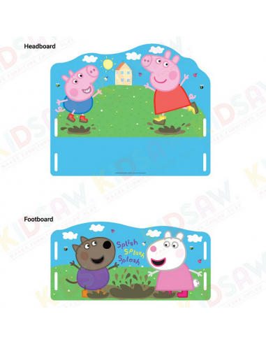 Kidsaw Kids Peppa Pig Toddler Bed Kidsaw Kids Peppa Pig Toddler Bed