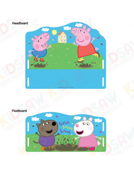 Kidsaw Kids Peppa Pig Toddler Bed Kidsaw