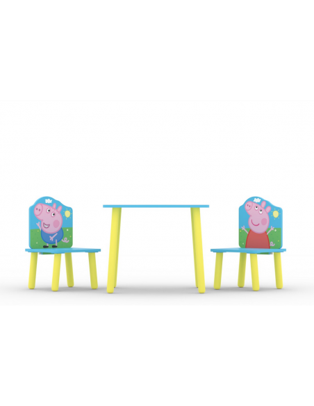 Kidsaw Kids Peppa Pig Table & Chairs Kidsaw