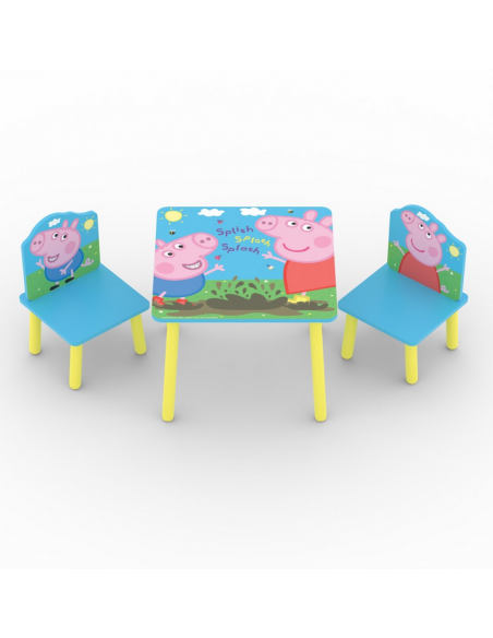 Kidsaw Kids Peppa Pig Table & Chairs Kidsaw