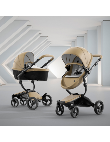 Mima Xari Pushchair with Seat Pod & Starter Pack-Black Chassis Mima