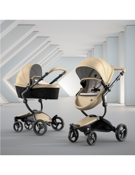 Mima Xari Pushchair with Seat Pod & Starter Pack-Black Chassis Mima